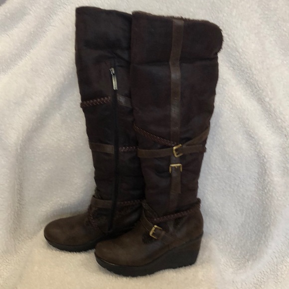 Women’s Aldo Knee-high Platform Boots Vintage - Picture 7 of 16